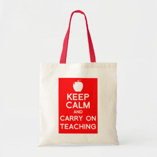 Mantenga tranquilo y continúe la bolsa de libros