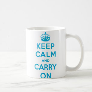 Mantenga tranquilo y continúe la taza
