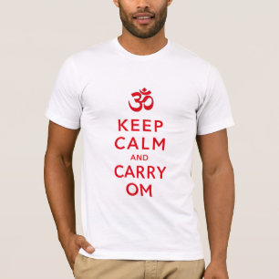Mantenga tranquilo y lleve la camisa de motivació