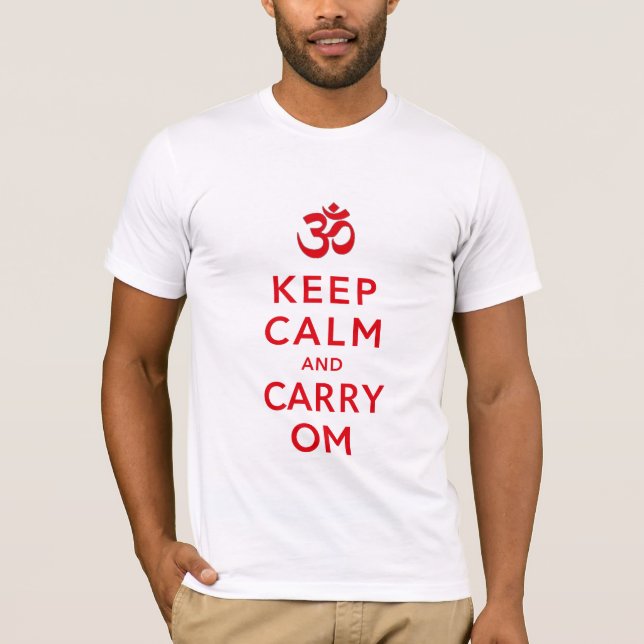 Mantenga tranquilo y lleve la camisa de motivación (Anverso)