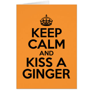 Mantengan la calma y besen a Ginger