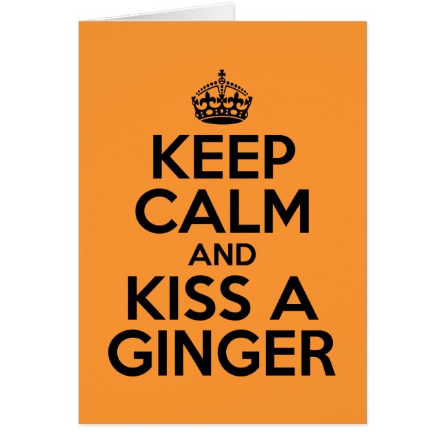 Mantengan la calma y besen a Ginger (Frente)