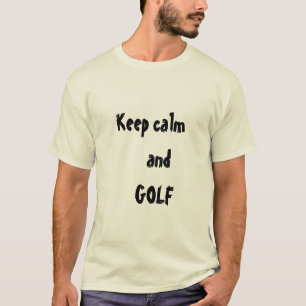 Mantengan la calma y citen la camiseta de los homb