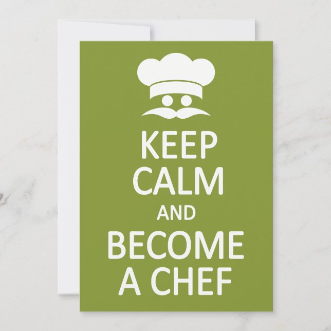 Mantengan la calma y conviértete en una invitación (Anverso)