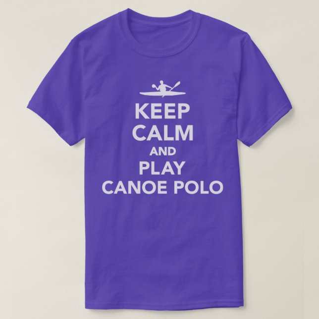 Mantengan la calma y jueguen a Canoe Polo (Diseño del anverso)