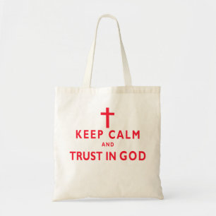 Mantengan la calma y la confianza en Dios Bolsas d