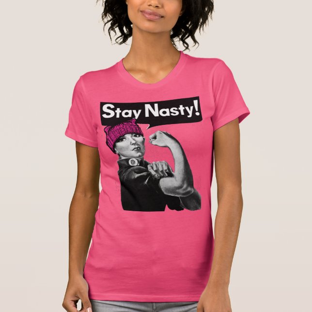 Manténganse desagradables camiseta de protesta Pus (Anverso)