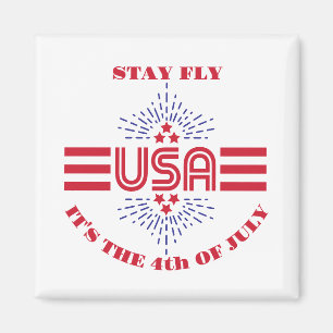 Manténganse volando es el 4 de julio del imán