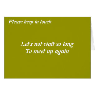 Manténgase en contacto