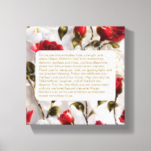 Manténgase En Paz Para Mamá Lienzo Envuelto (Brill