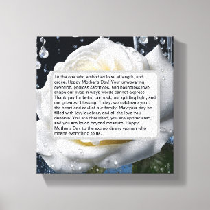 Manténgase En Paz Para Mamá Lienzo Envuelto (Brill