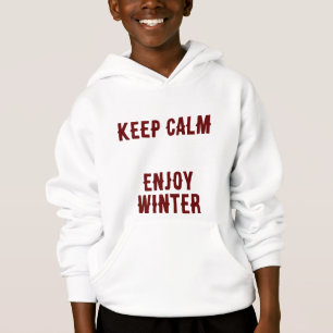 Manténgase tranquilo disfrute de la sudadera encab
