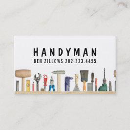 Mantenimiento, construcción, tarjeta de presentaci