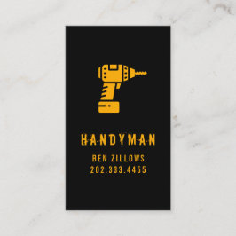 Mantenimiento, construcción, tarjeta de visita Han