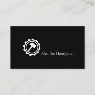 Mantenimiento, construcción, tarjeta de visita Han
