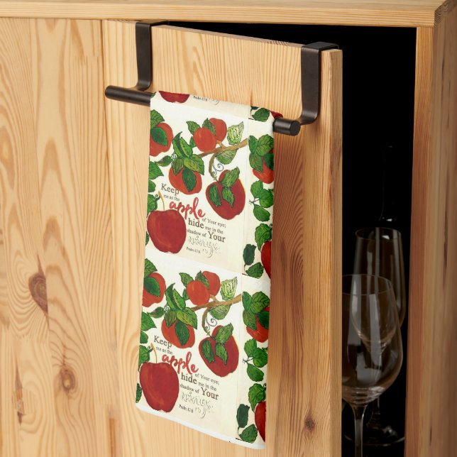 Mantenme La Manzana De Sus Toallas De Cocina Ocula (Pliegue de tercios)