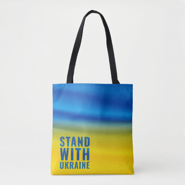 Mantente con Ucrania. Bolsa (Anverso)