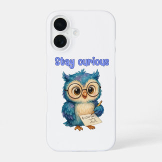 Mantente curioso - Funda para iPhone 16 inteligent