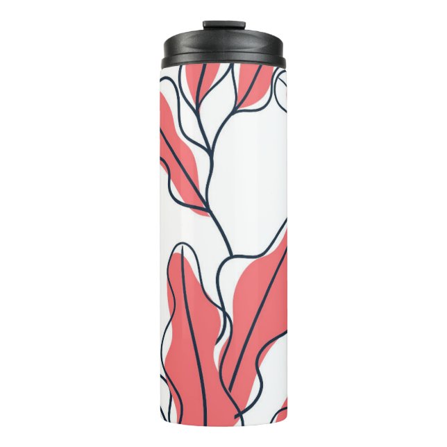 ¡Mantente hidratado con una botella de diseño flor (Anverso)