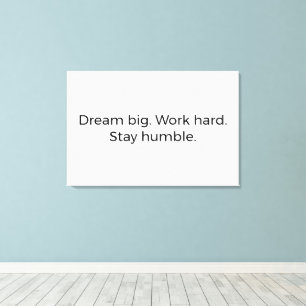 Mantente humilde lienzo - Empoderando la cita para