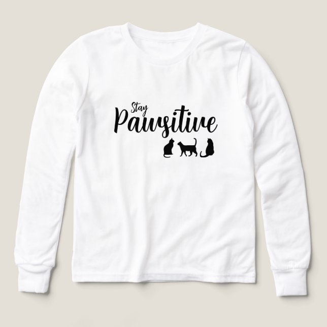 Mantente inquieto gato negro (Diseño frontal)