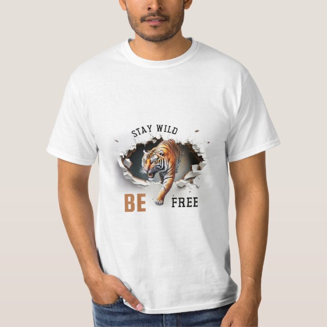 Mantente libre - Camiseta Inspiradora (Anverso)