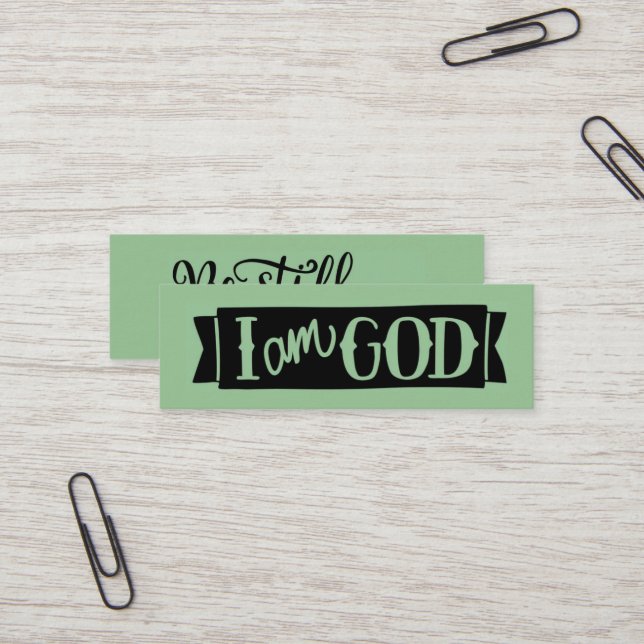 Mantente quieta y conoce la tarjeta de llamadas Mi (Anverso/Reverso In Situ)