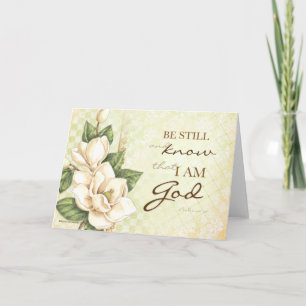 Mantente... Tarjeta de felicitación Magnolia