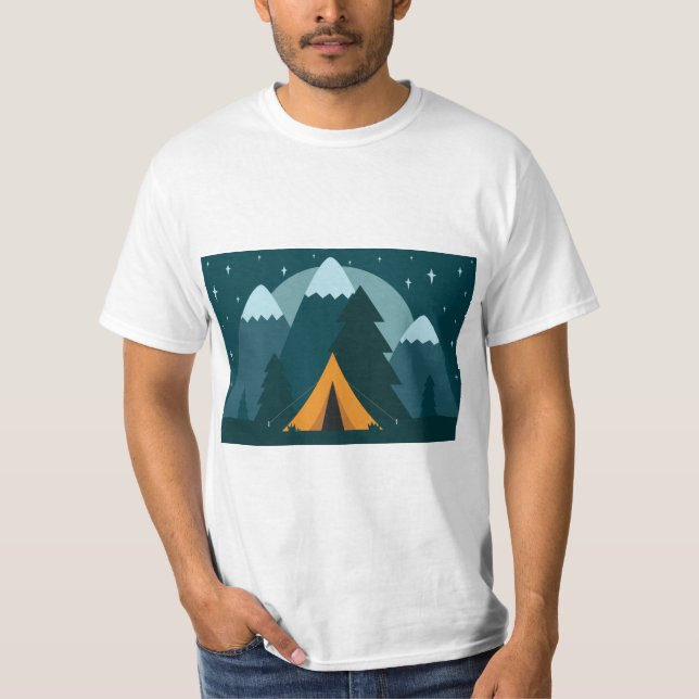 Mantente tranquilo, la aventura espera" Camiseta (Anverso)