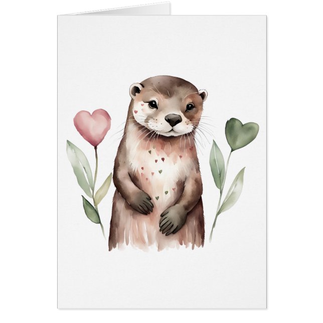 Mantequilla Adorable Con Flores De Corazón (Frente)