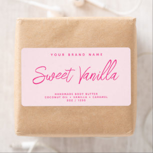 Mantequilla de cuerpo moderna etiqueta cosmética e