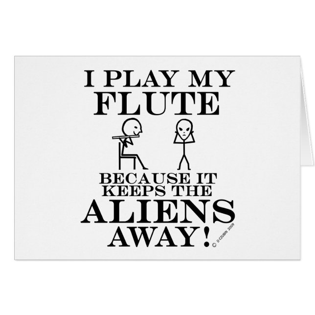 Mantiene a los extranjeros lejos de la flauta (Anverso (Horizontal))