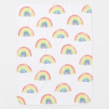 Acuarela de arcoiris pastel moderna