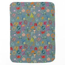 Alfabetos azul verde azulado