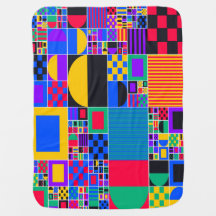 Arte generativo de patrón geométrico Bauhaus