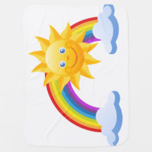 Baby Blanket - alegre motivo solar