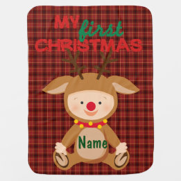 Mantita Para Bebé BABY BLANKET "La primera Navidad del Bebé"