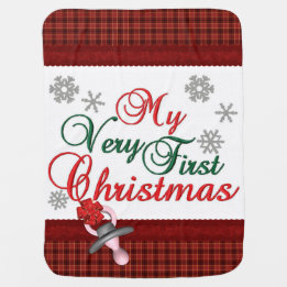 Mantita Para Bebé BABY BLANKET "La primera Navidad del Bebé"