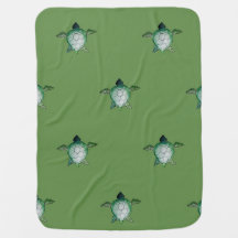 Cama de bebé de diseño de tortuga junto al mar