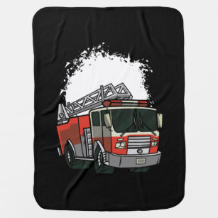 Mantita Para Bebé Camión de bomberos