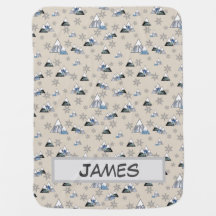 Cinta de montaña de nieve personalizada