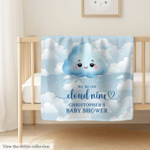 Cloud Nine Blanket Baby Boy personalizado