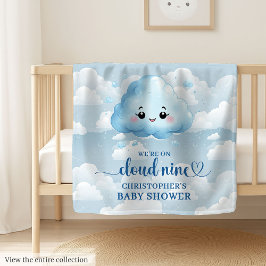 Mantita Para Bebé Cloud Nine Blanket Baby Boy personalizado