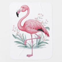 Flamingo y Flores