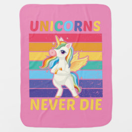 Mantita Para Bebé Los unicornios nunca mueren