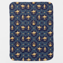 Magical Arabian Nights Baby Blanket – Genie & Lamp