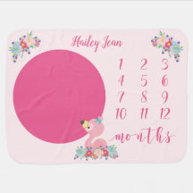 Masa de hitos para bebés Flamingo