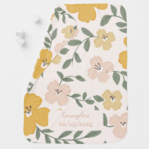 Nursera floral amarilla y rosa Hibiscus