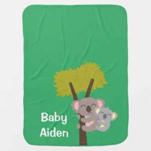 Mantita Para Bebé Oso de koala del bebé y mamá lindos para los bebés