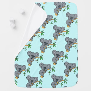 Mantas Dibujo Animado La Koala Para Bebes Zazzle Es